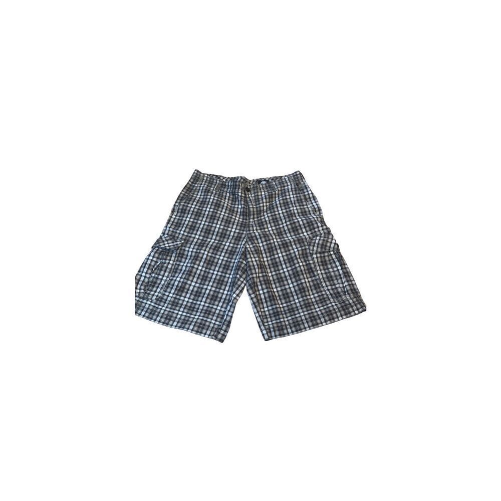 Mens Timberland Plaid Cargo Shorts 32/10.5